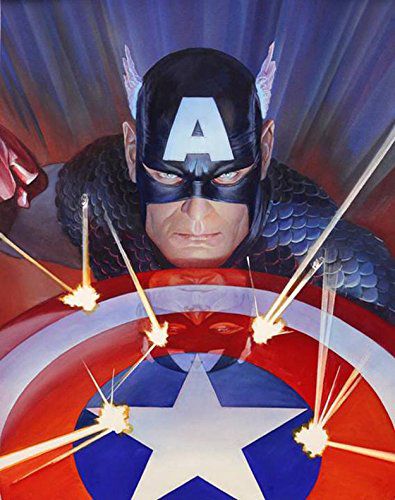 marvel-visions-Captain-america-alex-ross-canvas-art-signed [395 x 500]