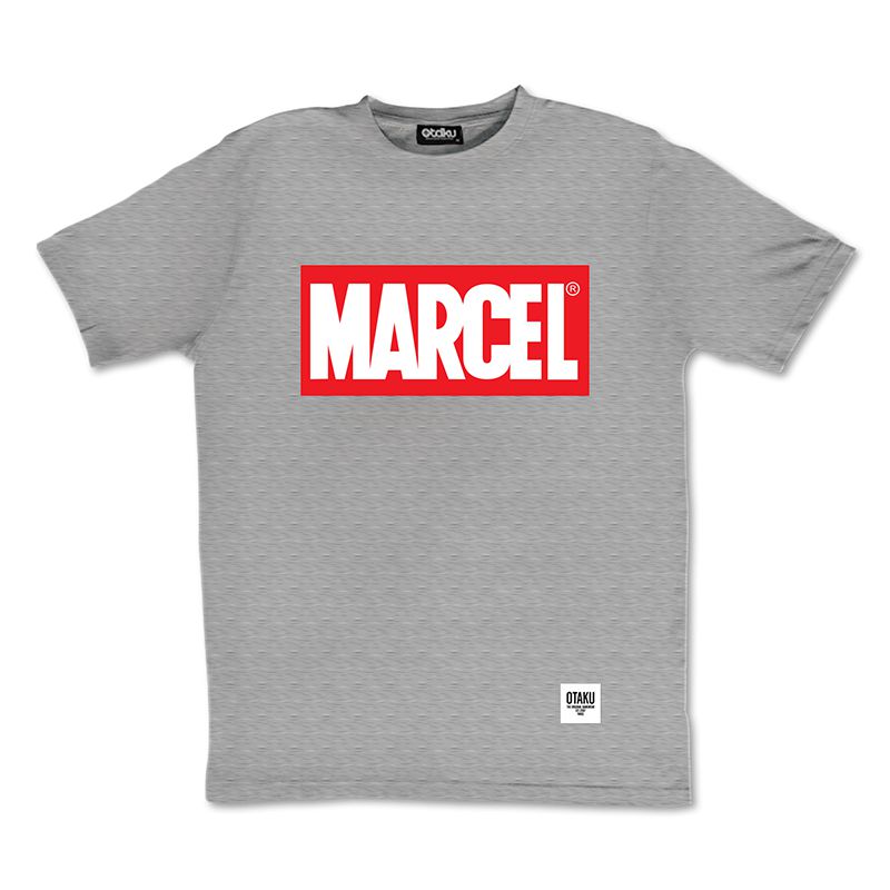 t-shirt-marcel-marvel-logo-gris [700 x 700]