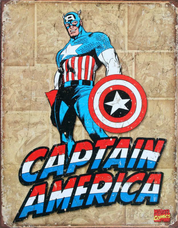 captain-america-panneau-metal-metallique-marvel-retro-comics [625 x 800]