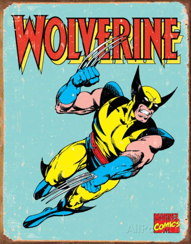 wolverine-panneau-metal-metallique-marvel-retro-comics [625 x 800]