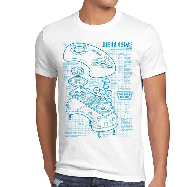 t-shirt-sega-mega-drive-genesis-console-manette-retrogaming [600 x 600]